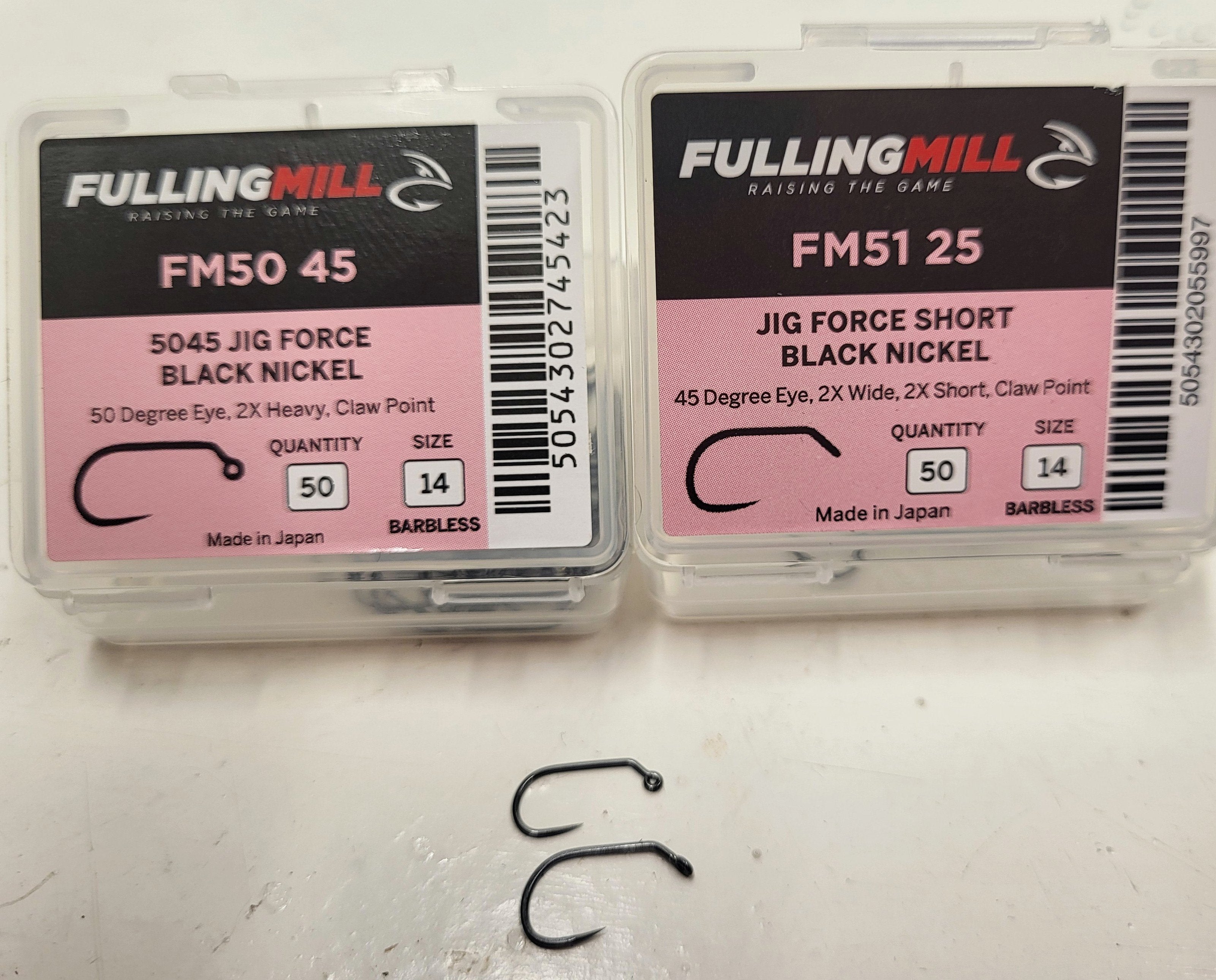Sizing of Fulling Mill Jig Force 'Short' hooks