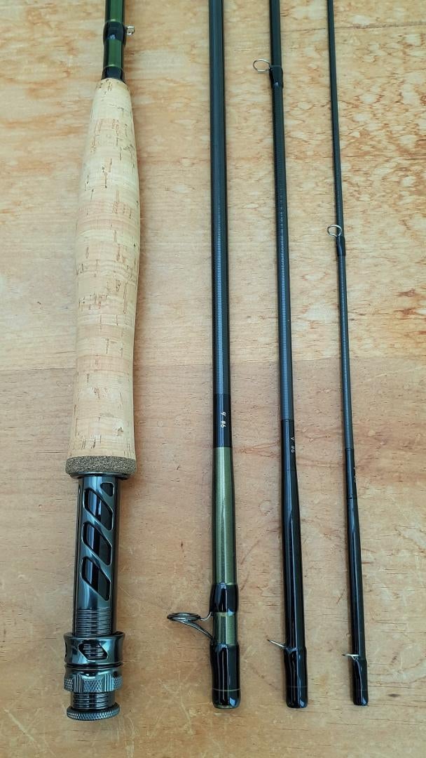 Daiwa Airity X45 9ft 6# and Lexa Nymph Special 8/9ft 3#