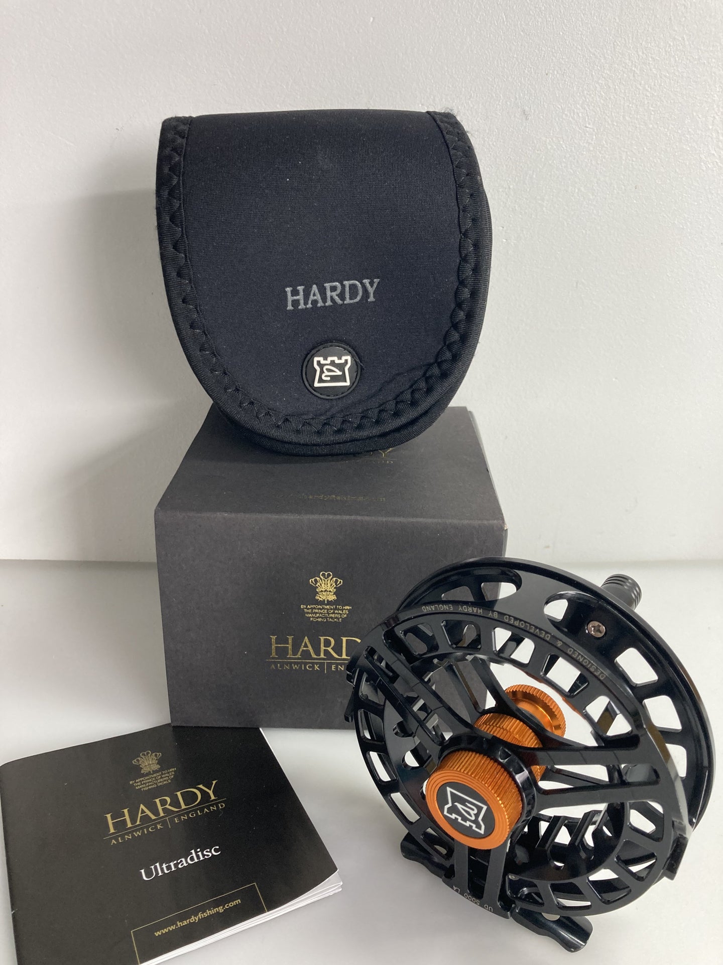 NEW Hardy Ultradisc UDLA 5000 Fly Reel Black