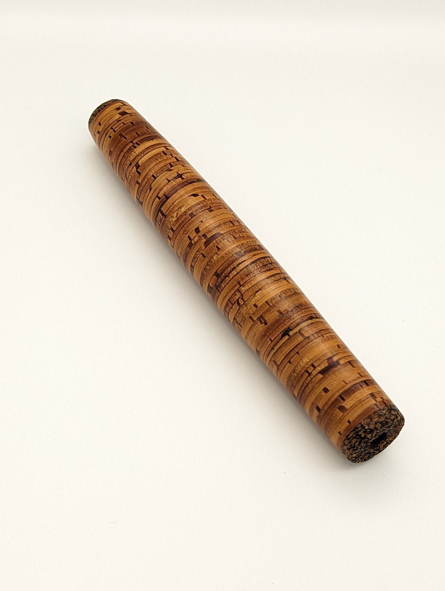 Birch bark cigar grip